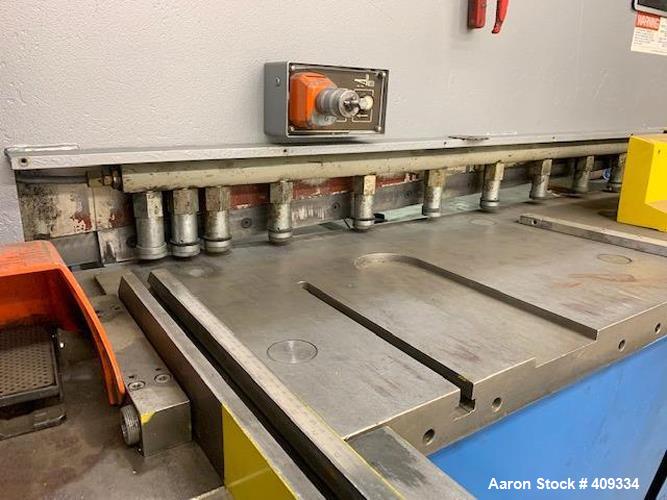 Used Guifil "GHE" Hydraulic Guillotine Shear, Model GHE630.