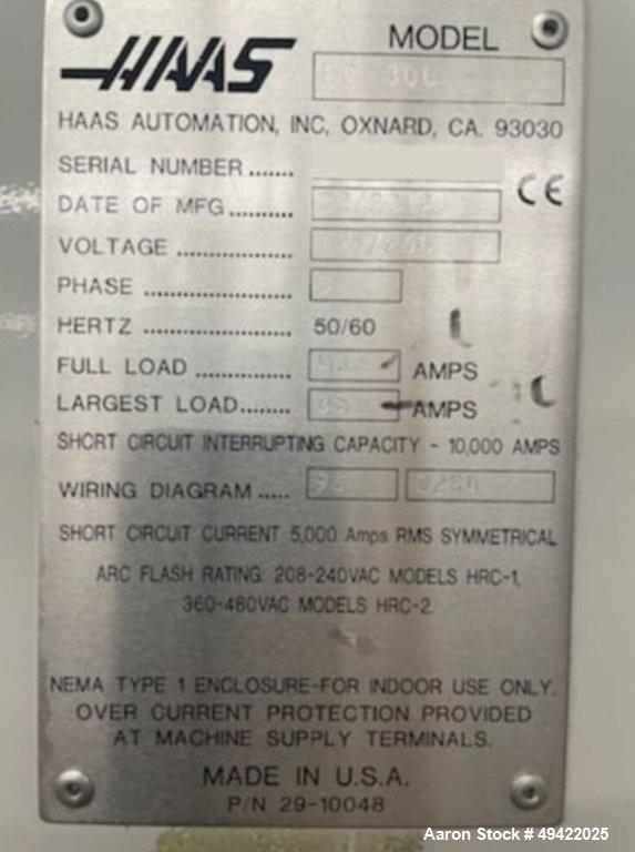 Used Haas CNC Horizontal Machining Center – Model EC-300