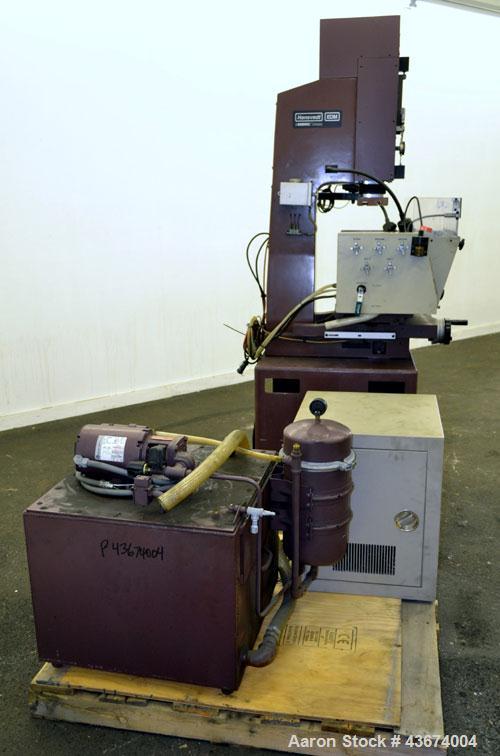 Used Hansvedt Ram Type EDM, Model Benchman. Work table size 9.4" x 14.2", table travel 5.5" x 8.5", work tank size 16" x 24" x 11" high, platen to table 18" maximum, 10" minimum, ram travel 8", plate...