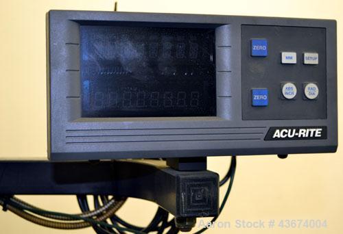 Used Hansvedt Ram Type EDM, Model Benchman. Work table size 9.4" x 14.2", table travel 5.5" x 8.5", work tank size 16" x 24" x 11" high, platen to table 18" maximum, 10" minimum, ram travel 8", plate...