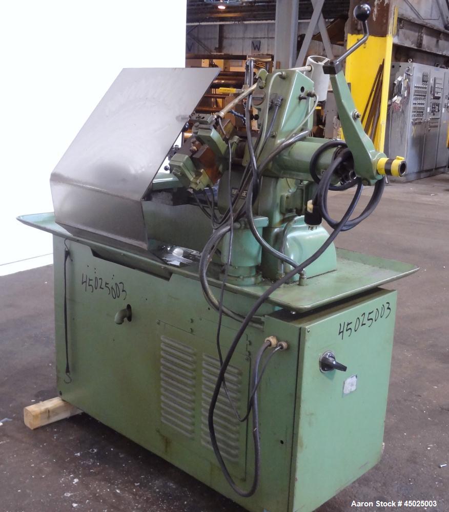 Used- Hardinge HC Lathe. Approximate spindle capacity jaw chucks 5" max. Distance, face of turret to spindle, 13". Spindle s...