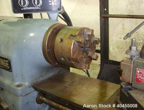 Used Hardinge 9'' x 18'' Precision Tool Room Lathe. Spindle construction Hardinge ball bearing. Spindle nose Hardinge taper. Spindle capacity: With round type 5C collets 1 1/16". With step chucks 1 1...