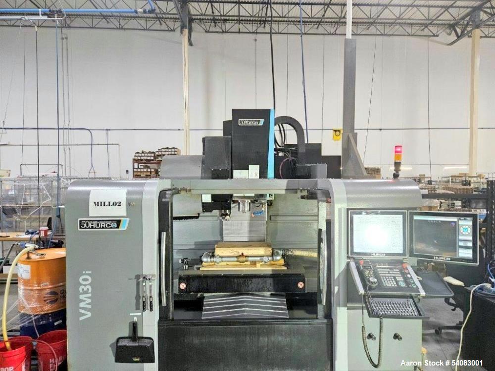 Used Hurco VM30i 3-Axis CNC Machining Center | 50” x 20” x 20” | 20-Station ATC | 10,000 RPM | 2018