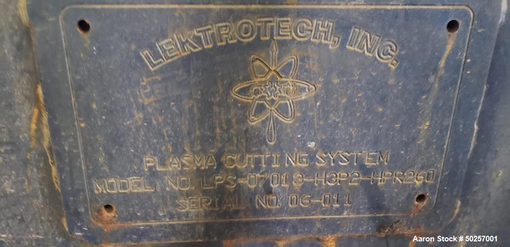 Used- Lektrotech Plasmas Cutting System
