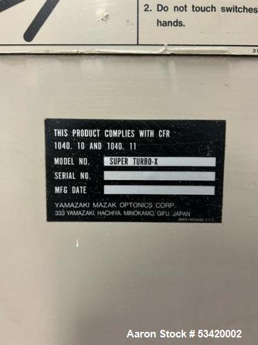 Used High Performance Mazak Super Turbo X48 Hi-Pro Laser Cutting Machines.