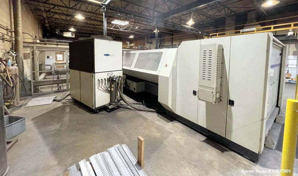 Used Mitsubishi 3718 LVP CO2 Laser – 4000W | 72" x 144" Cutting Table | Rotary Axis & Tube Cutting