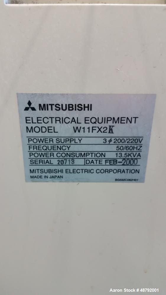 Used Mitsubishi FX20K CNC Wire EDM.