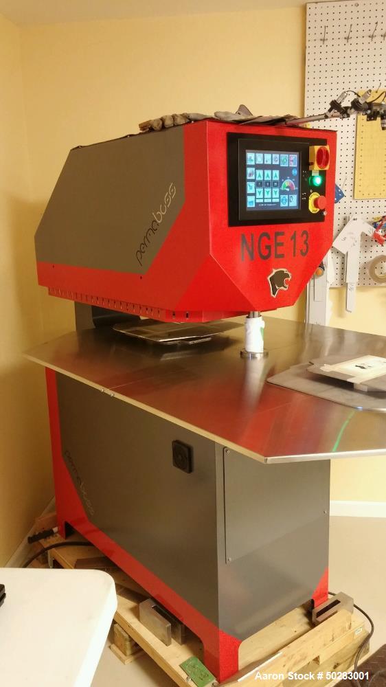 Used Permaboss Debossing Press, Model NGL 13