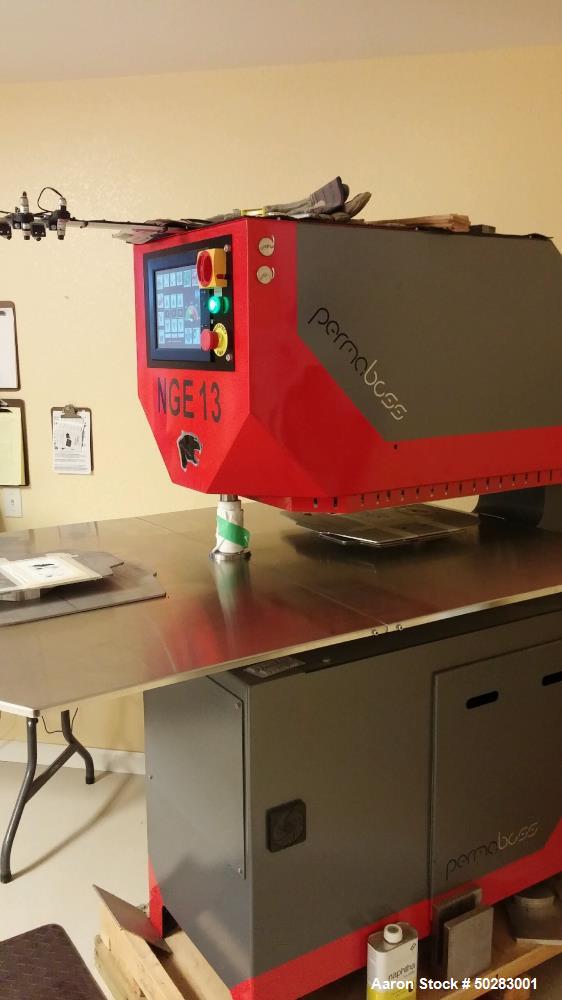 Used Permaboss Debossing Press, Model NGL 13