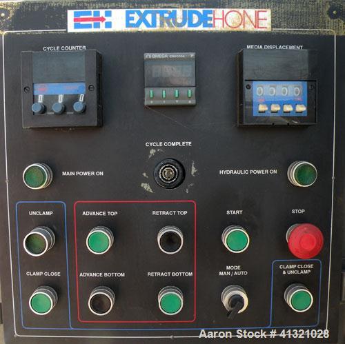 Used Extrude Hone Vector Precision Deburring and Polishing System, Model 8/6. Capable of polishing large extrusion and forming dies, deburring and polishing precision parts in small to medium batch q...