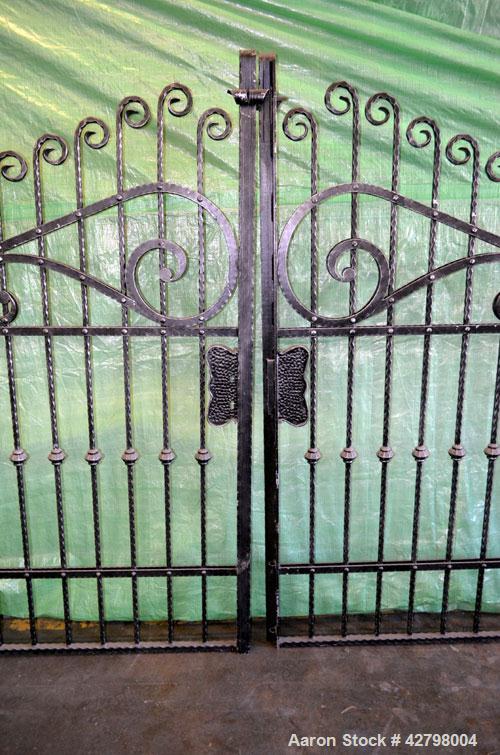Used Wrought Iron Gates. Set Consisting Of (2)