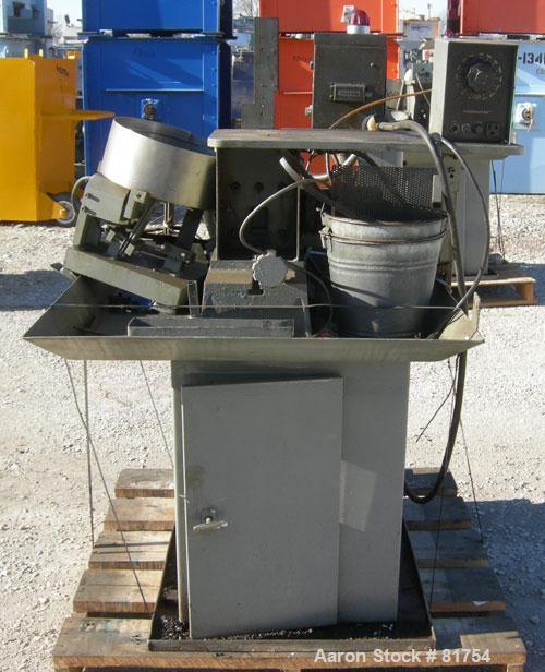 USED: Snow Mfg Co Horizontal Machine, Model HT-1-S. Single/horizontal spindle tapping machine with vibratory bowl feed hoppe...