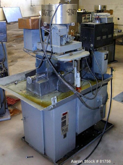 USED: Snow Mfg Co horizontal machine, model HT-1. Single/horizontal spindle tapping machine with vibratory bowl feed hopper ...