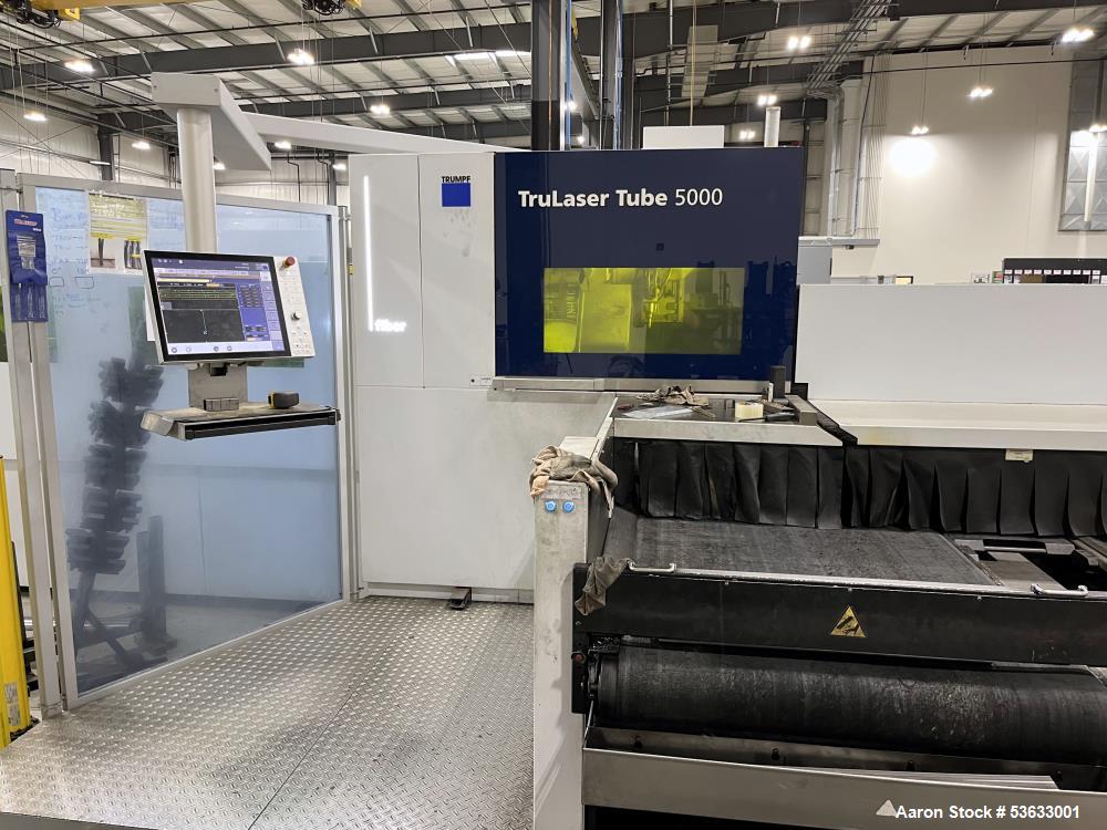 Used Trumpf TruLaser Tube 5000 – 3000W Fiber Laser | 5.984" Max OD | Complete System with TruDisk 3001 | 2018