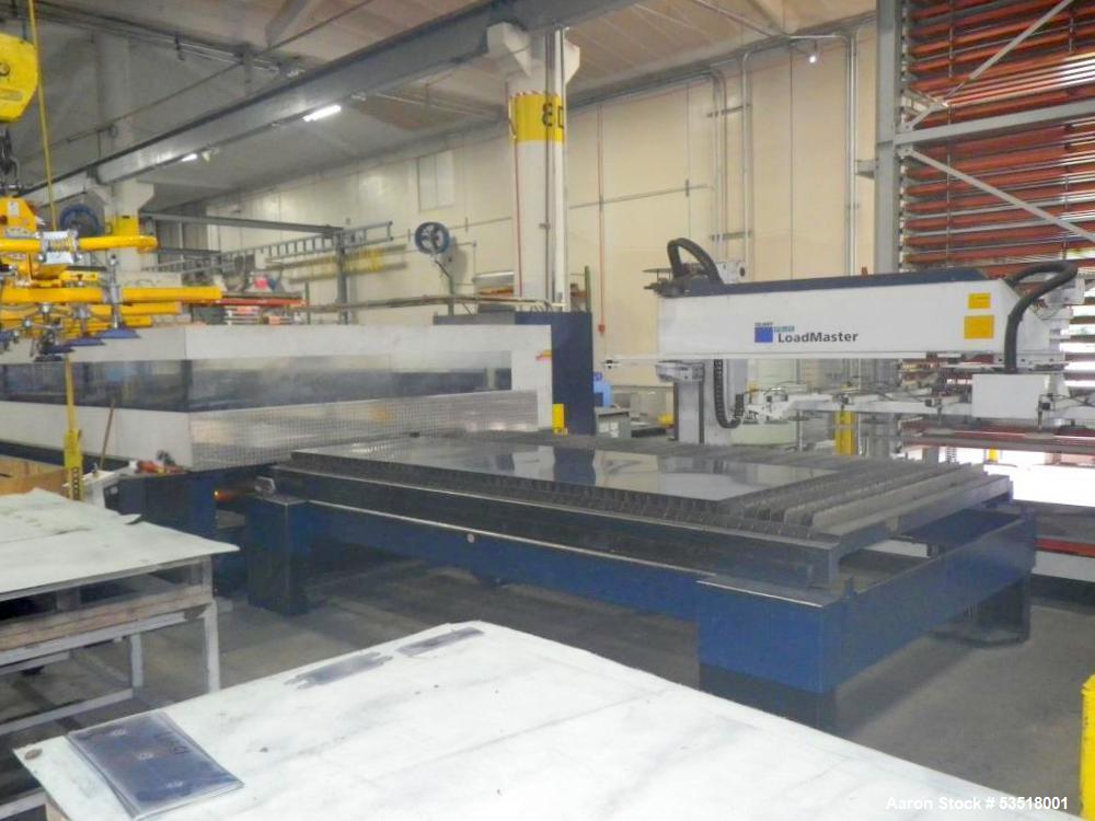 Used Trumpf Trulaser 3040 CO2 Laser – 4000W | 4000mm x 2000mm | LoadMaster Automation | Built 2016