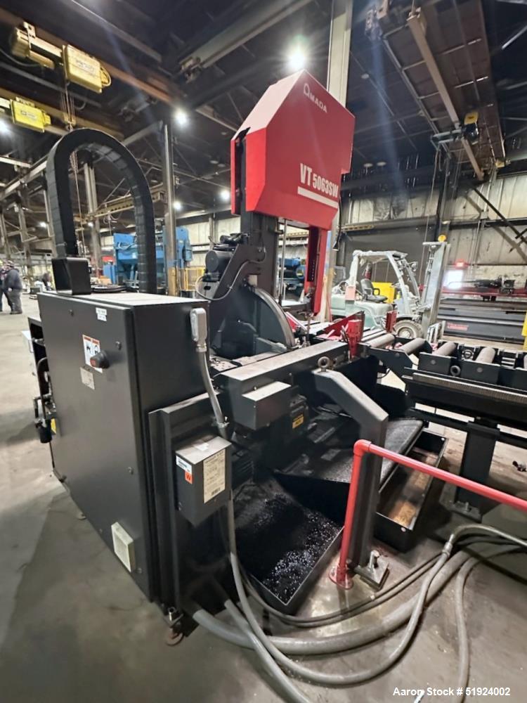 Used Amada Marvel VT5063SW Vertical Bandsaw – 10 HP, Variable Speed, Fully Equipped (2024)