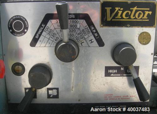 Used- Victor Engine Lathe, Model 1660G.