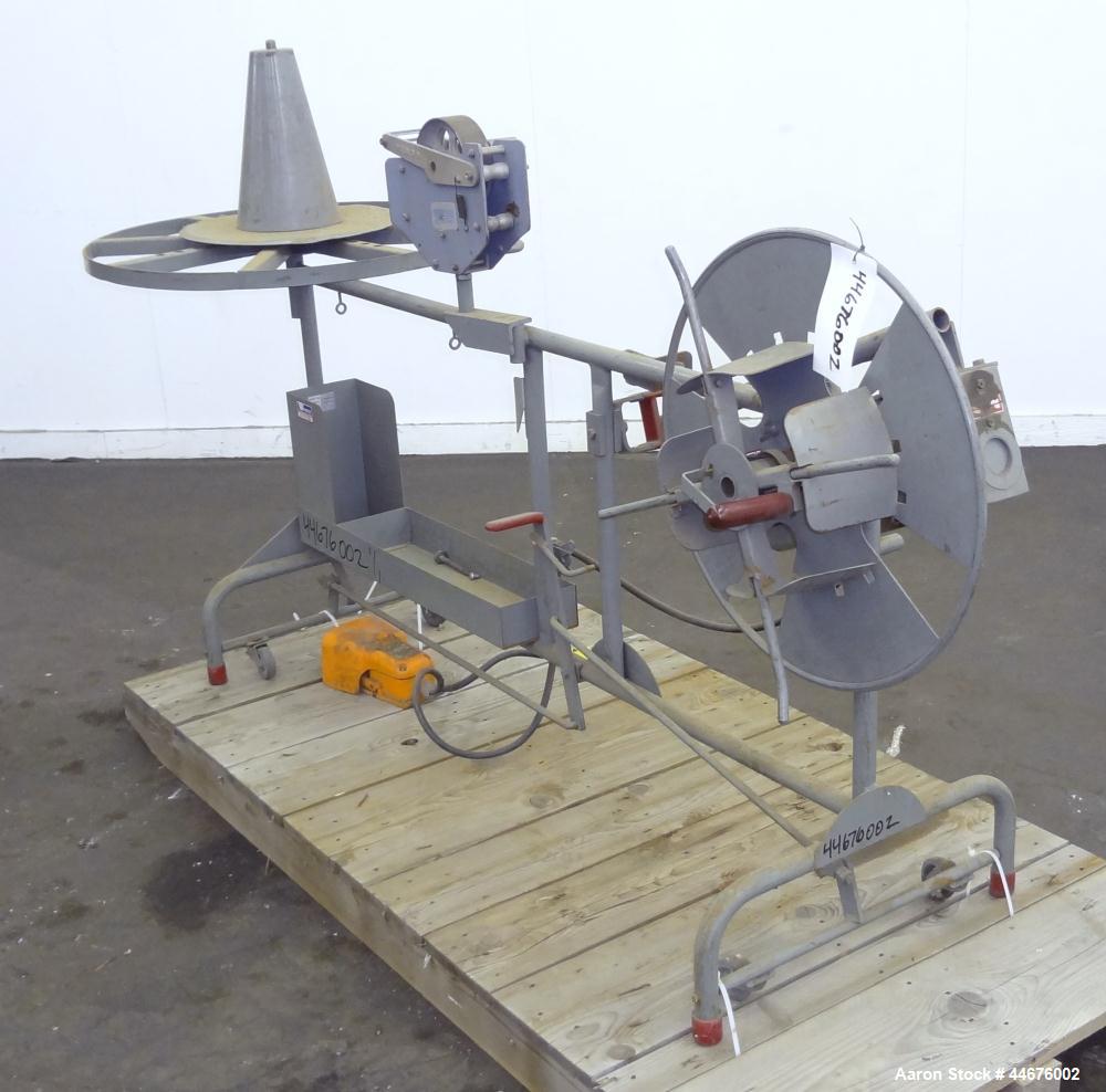 Used Wemco 3100 HD Series Coiling Machine. Approximate 18” standard coiler, 700 meter, 31” turntable with small wire cone assembly. Maximum pulling capacity 3000 pounds. Foot pedal controller. Driven...