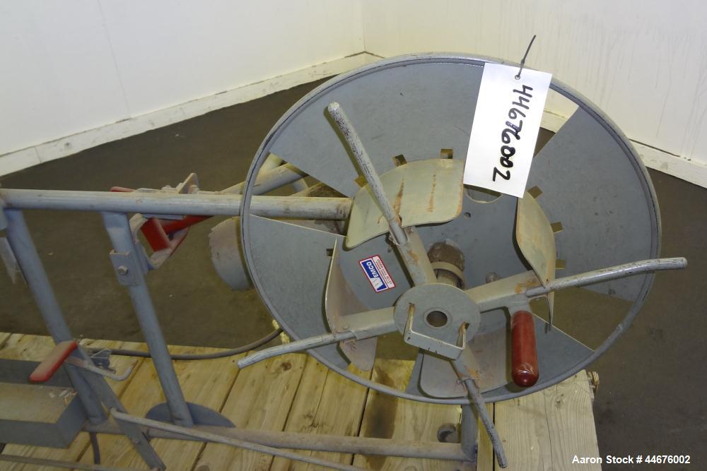 Used Wemco 3100 HD Series Coiling Machine. Approximate 18” standard coiler, 700 meter, 31” turntable with small wire cone assembly. Maximum pulling capacity 3000 pounds. Foot pedal controller. Driven...