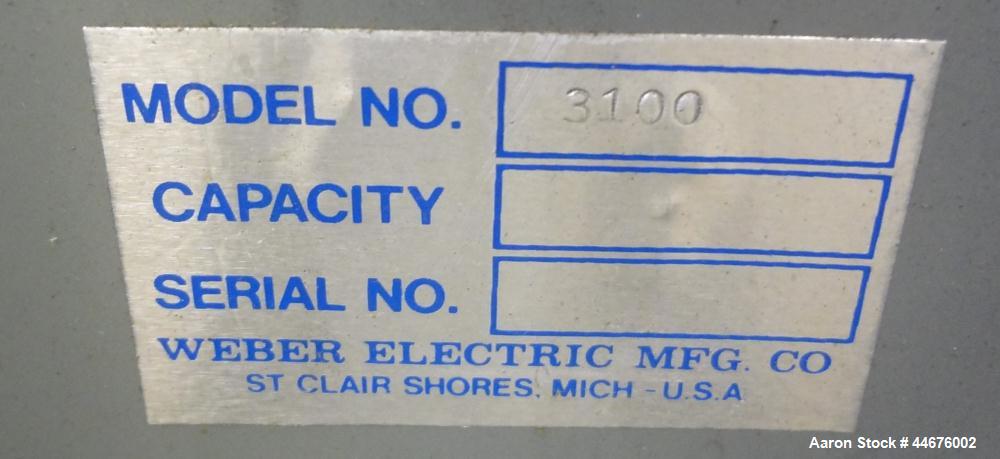Used Wemco 3100 HD Series Coiling Machine. Approximate 18” standard coiler, 700 meter, 31” turntable with small wire cone assembly. Maximum pulling capacity 3000 pounds. Foot pedal controller. Driven...