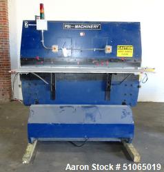 Used - PSI Machinery Press Brake, Model 600-50, 50 Ton Pneumatic, 6.5' Length