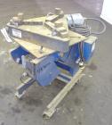 Used Pandjiris Welding Positioner, Model 15-4. Approximate 1,500 pound capacity 4” overhung from face of table, swing radius 20” at 90 degree tilt, rotational speed from 0.08 to 1.60 rpm, tilt range ...