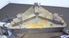 Used Pandjiris Welding Positioner, Model 15-4. Approximate 1,500 pound capacity 4” overhung from face of table, swing radius 20” at 90 degree tilt, rotational speed from 0.08 to 1.60 rpm, tilt range ...