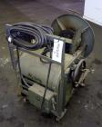 Used Ransome Welding Positioner, Size 5-HT. Approximate 500 pound capacity, foot pedal, and pendant control. Mounted on a frame with casters.