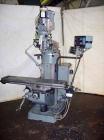 Used Bridgeport Series I vertical milling machine. Table size 9