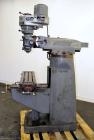 Used Bridgeport  Series 1 Knee Mill. Spindle speeds 80- 2720 (variable). Table size 9” deep x 36” wide. Driven by a 1 hp, 3/60/230/460 volt, 1420 rpm motor.