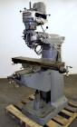 Used Bridgeport Machines Series 1 Knee Mill.  Spindle speeds 80- 2720 (variable). Table size 9” deep x 42” wide. Driven by a 1 hp, 3/60/208-220 volt, 1730 rpm motor.