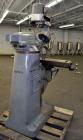 Used Bridgeport Machines Series 1 Knee Mill.  Spindle speeds 80- 2720 (variable). Table size 9” deep x 42” wide. Driven by a 1 hp, 3/60/208-220 volt, 1730 rpm motor.
