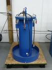 Used Hydro-Test Products Hydrostatic Water Jacket Cylinder Test Station.  Test range of 2,000 - 9,000 psi in auto mode; 2,000 - 10,000 in manual mode.  Includes air operated pressure test pump, 14