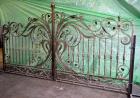Used- Wrought Iron Gates. Consisting Of: (2) Gates, each approximate 80