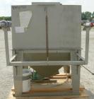 Used- Trinity Tool Company Dry Blast Sandblast Cabinet, model 48X48SL/DELUXE, carbon steel. 48