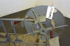 Used Wemco 3100 HD Series Coiling Machine. Approximate 18” standard coiler, 700 meter, 31” turntable with small wire cone assembly. Maximum pulling capacity 3000 pounds. Foot pedal controller. Driven...