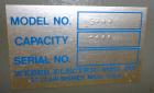Used Wemco 3100 HD Series Coiling Machine. Approximate 18” standard coiler, 700 meter, 31” turntable with small wire cone assembly. Maximum pulling capacity 3000 pounds. Foot pedal controller. Driven...