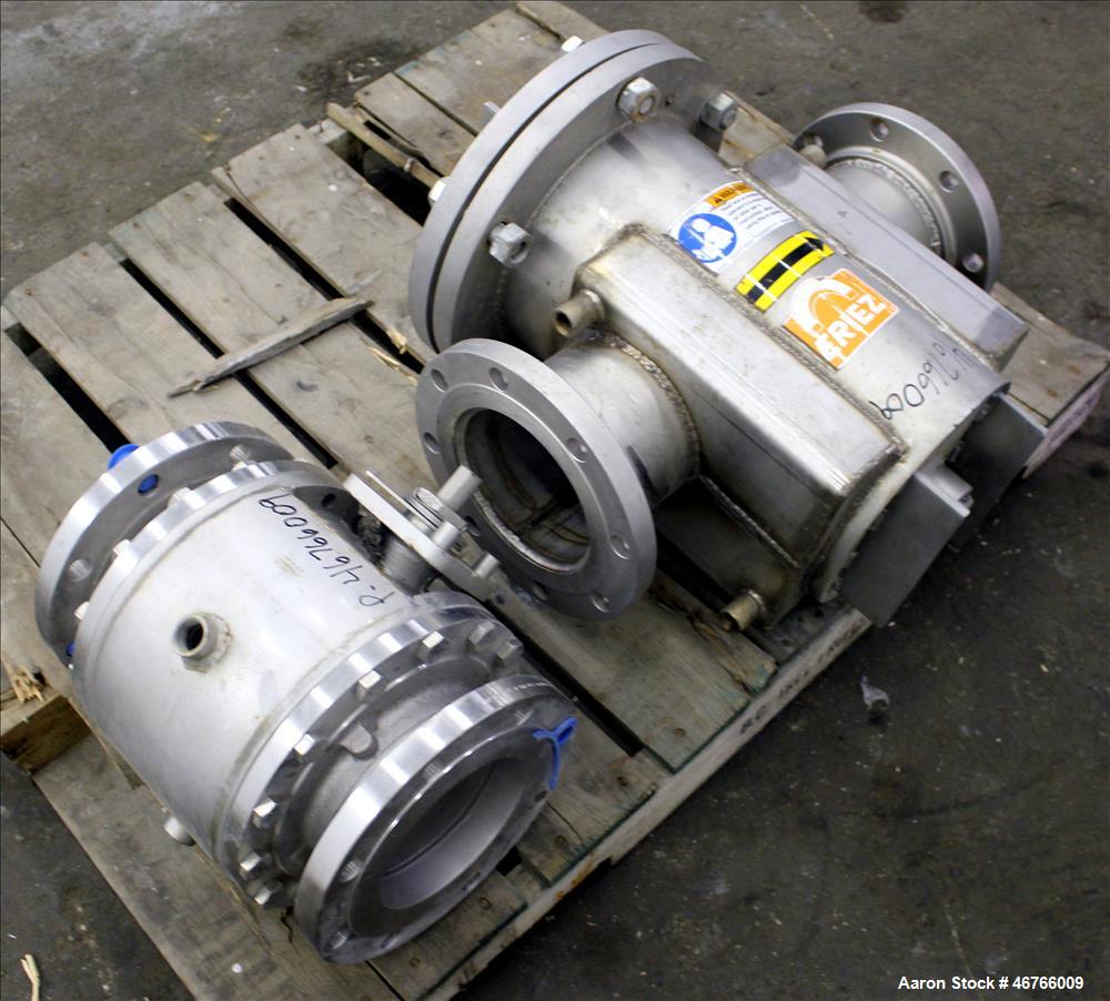 Used Eriez Magnetic Ferrous Trap, Model T-6, 304 Stainless Steel.