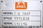 Used Eriez Magnetic Ferrous Trap, Model T-6, 304 Stainless Steel.