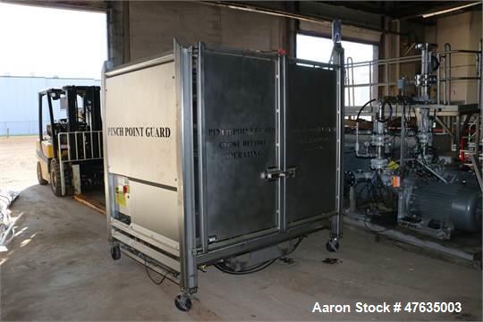 Used-Alimec S/S Peperoni Lift, Aprox. 46" L x 49-1/2" W x 41-1/2" H Lifting Basket with Onboard Hydraulic Pump, 480 V, 3 Pha...