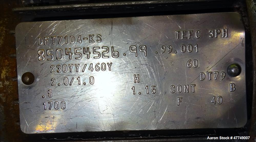 Used Baader Food Processing Machinery Soft Separator, Type 603, Stainless Steel. Approximate 6" wide x 50" long plastic belt in feed. Last used separating plastic wrappers off of cheese slices. Mount...