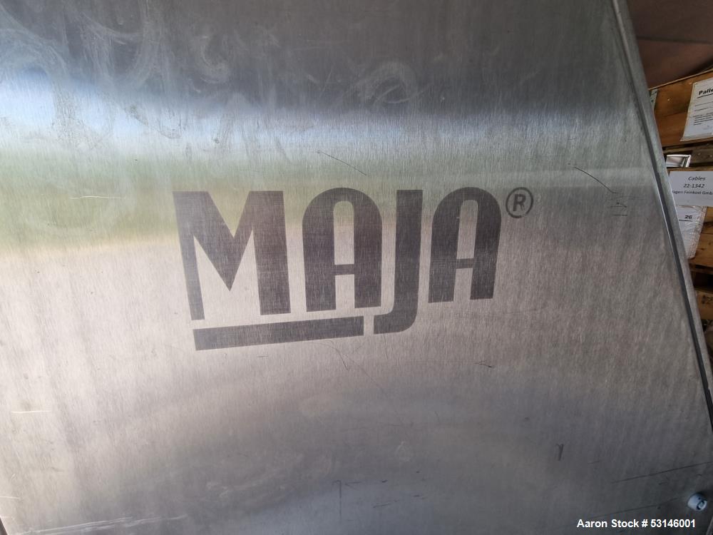 Used Maja FP100 Meat Slicer – 19 kW Stainless Steel | 130 Slices/Min | 600 mm Max Cut