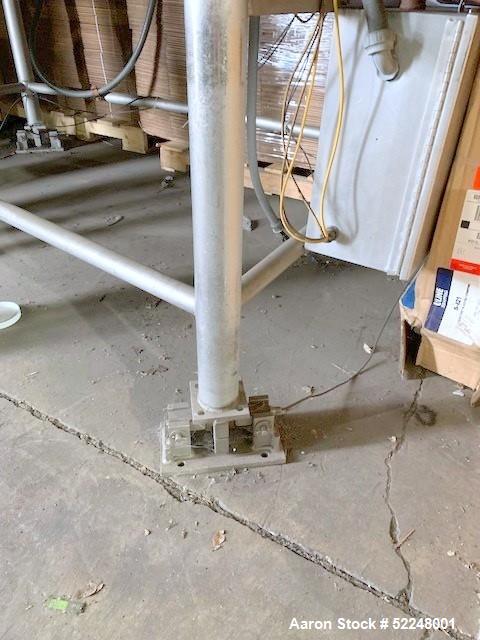 Used Griffith G-37.5/2 Ribbon Blender – 1500 lb Stainless Dual Shaft, Hydraulic Discharge, Load Cells