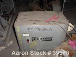 Used Hobart Stuffer, Model 4146. Galvanized Construction. Stainless steel sanitary product screw, 3" diameter screw x 18-1/2" long. Temp range 50 deg C. Start/stop switch. 4" wide x 6-1/4" long produ...