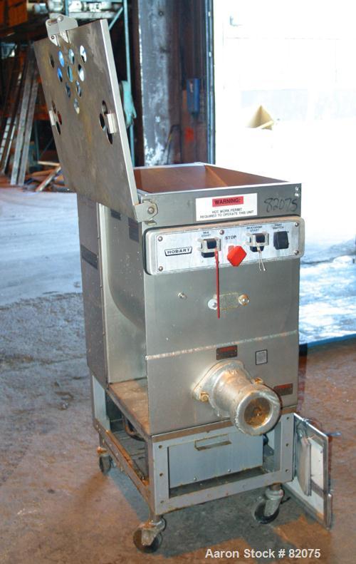 USED: Hobart meat grinder, model 4246S. 304 stain