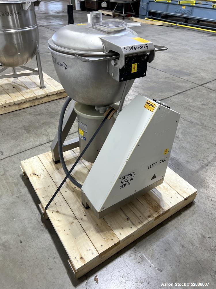 Used- Hobart Stephan Universal Cutter Mixer, Model VCM44, 304 Stainless Steel. 45 Liter bowl capacity. Approximately 19-1/2"...