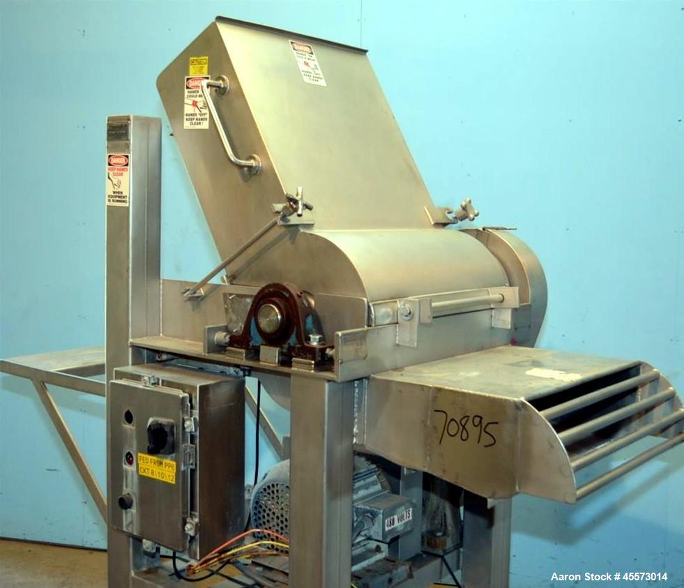 Used Reiser Rotoclaw II Stainless Steel Frozen Meat Block Breaker Flaker