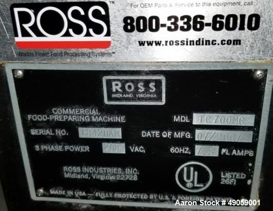 Used Ross Meat Tenderizer, Model TC700MC