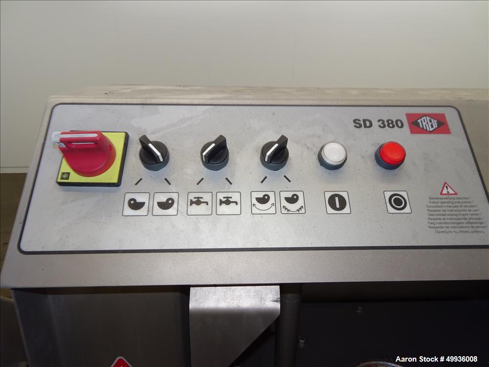 Used Treif Blade Sharpener, Model SD 380.  Serial # 243002.61857.103001, Built 2007.
