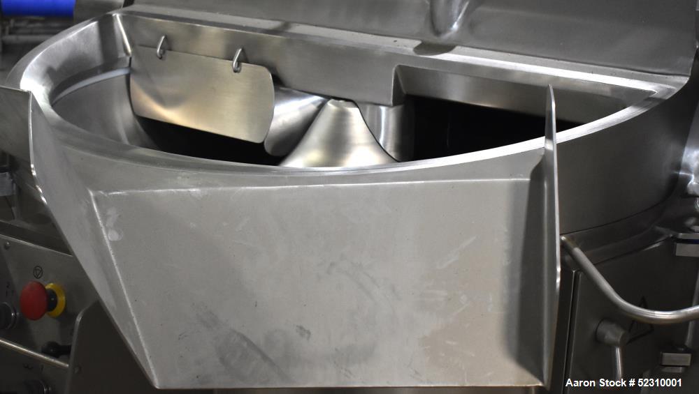 Unused- Seydelmann K 124 Vacuum-Cooking-Cutter, Model K 124 H AC8 VAK, 120 Liter capacity. Vacuum and cook capacity. All stainless steel construction. Multi speed Bowl and knives. Full set of knives,...